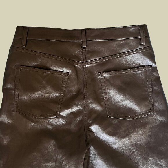 Wilfred Melina Brown Leather Pants - Picture 3 of 5